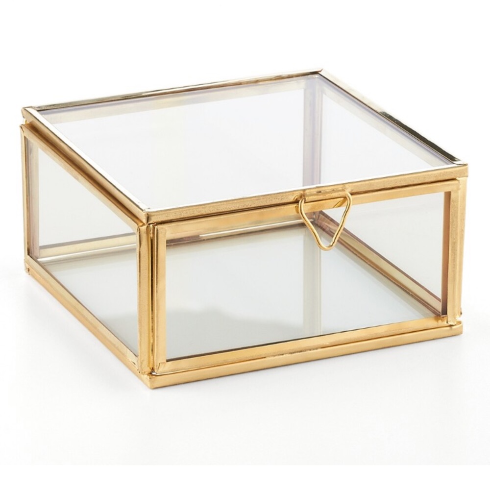 Lc Lauren Conrad Glass Jewelry Box 20$